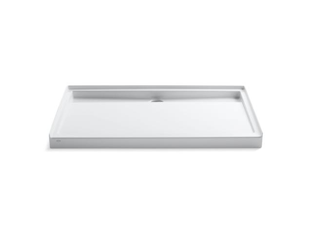 Groove 60'' x 36'' alcove shower base, center drain