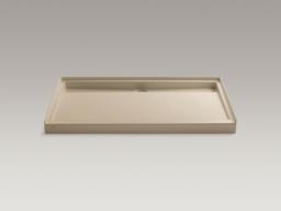 Groove 60'' x 36'' alcove shower base, center drain - image 2