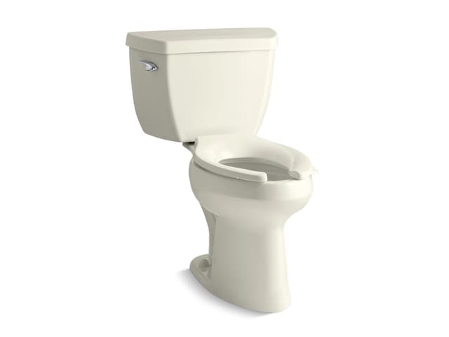 Kohler Highline Classic Two-piece elongated toilet, 1.0 gpf - Biscuit