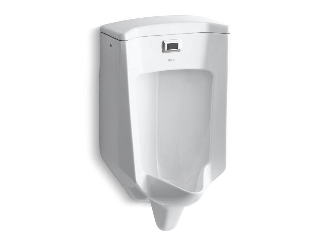 BardonE Wall-hung rear-spud touchless urinal, 0.5 gpf by Kohler