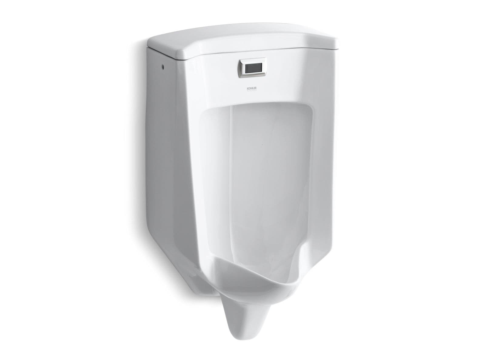 Kohler Bardon™ Wall-hung rear-spud touchless urinal, 0.5 gpf by Kohler