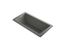 Kohler Underscore Rectangle 66'' x 32'' drop-in bath - Thunder Grey - image 1