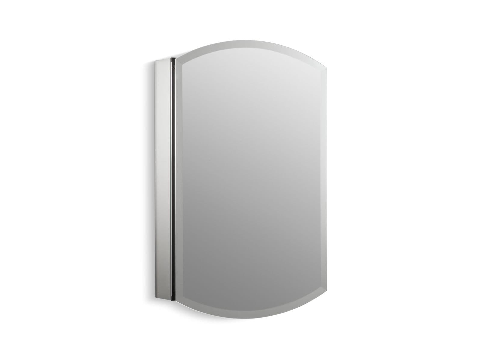 Kohler Archer 20'' W x 31'' H aluminum single-door medicine cabinet, beveled edges by Kohler