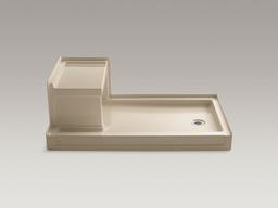 Kohler Tresham 60'' x 36'' alcove shower base, right drain - Ice Grey - image 3