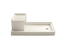 Kohler Tresham 60'' x 36'' alcove shower base, right drain - Ice Grey - image 4