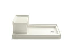 Kohler Tresham 60'' x 36'' alcove shower base, right drain - Biscuit - image 1