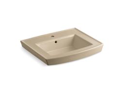 Archer 24'' rectangular pedestal bathroom sink - image 13