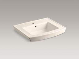 Archer 24'' rectangular pedestal bathroom sink - image 15