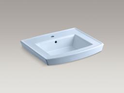 Archer 24'' rectangular pedestal bathroom sink - image 20