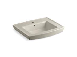 Archer 24'' rectangular pedestal bathroom sink - image 17