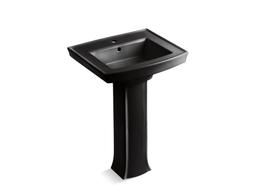 Archer 24'' rectangular pedestal bathroom sink - image 11