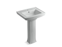Archer 24'' rectangular pedestal bathroom sink - image 7