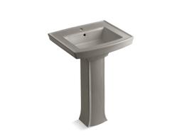 Archer 24'' rectangular pedestal bathroom sink - image 9