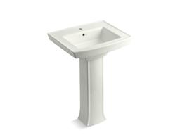 Archer 24'' rectangular pedestal bathroom sink - image 10