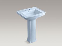 Archer 24'' rectangular pedestal bathroom sink - image 18