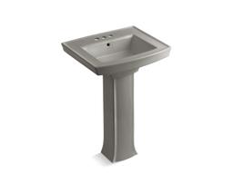 Archer 24'' rectangular pedestal bathroom sink - image 17