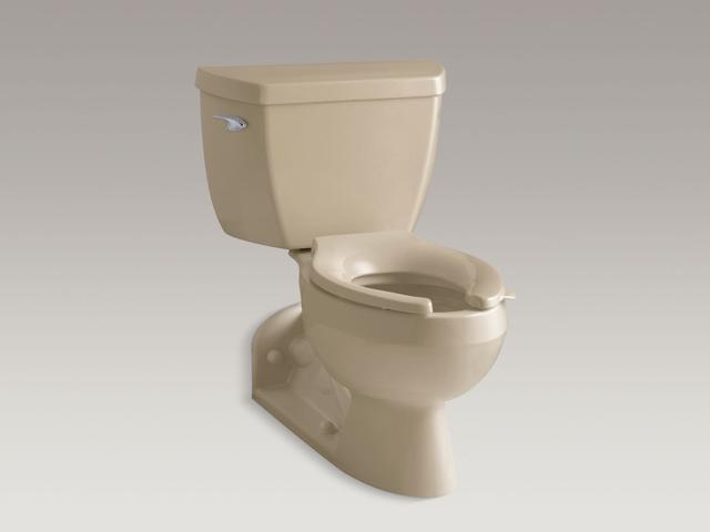 BarringtonE Two-piece elongated toilet, 1.0 gpf