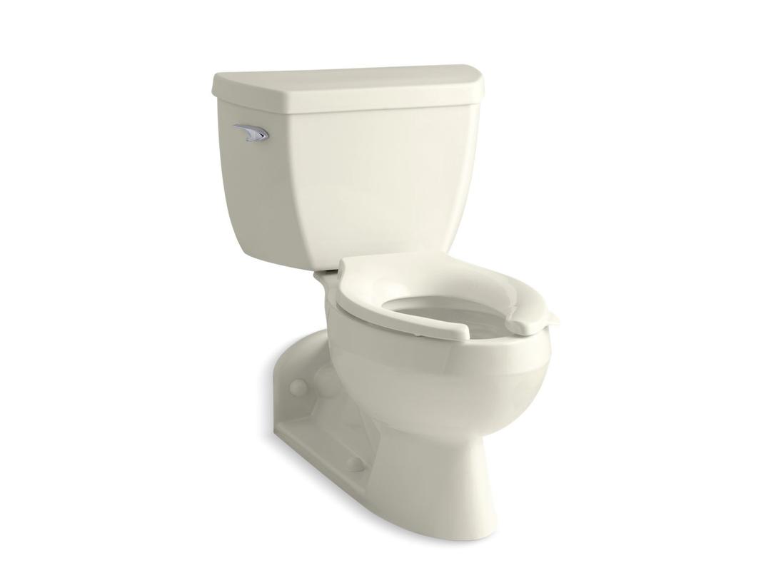 BarringtonE Two-piece elongated toilet, 1.0 gpf by Kohler