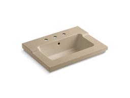 Kohler Tresham vanity-top bathroom sink with 8'' widespread faucet holes - White - image 2