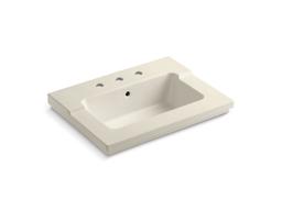 Kohler Tresham vanity-top bathroom sink with 8'' widespread faucet holes - White - image 3