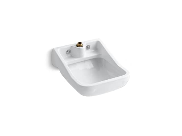 Kohler CamertonE 25'' wall-mount blow-out service sink - White