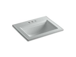 Kohler Memoirs Stately 22-3/4'' rectangular drop-in bathroom sink - Ice Grey - image 1
