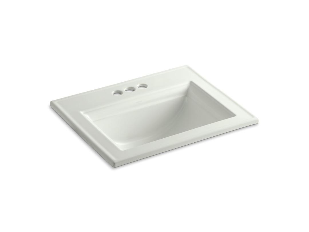 Kohler Memoirs Stately 22-3/4'' rectangular drop-in bathroom sink - Dune by Kohler