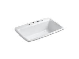 Cape Dory 33'' x 22'' x 9-5/8'' top-mount single-bowl kitchen sink with 4 faucet holes - image 1