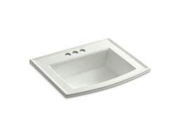 Archer Drop-in bathroom sink with 4'' centerset faucet holes - image 1
