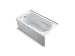 Devonshire 60'' x 32'' alcove heated whirlpool bath, left drain - image 1