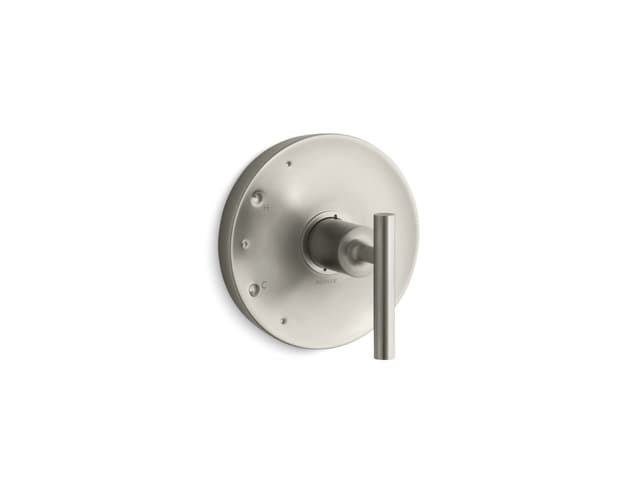 Kohler Purist Rite-Temp valve trim with lever handle - Vibrant Brushed Nickel