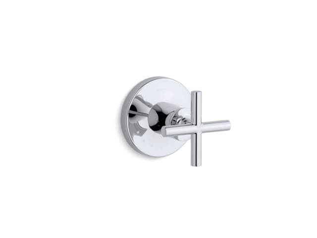 Kohler Purist MasterShower volume control valve trim with cross handle - Polished Chrome