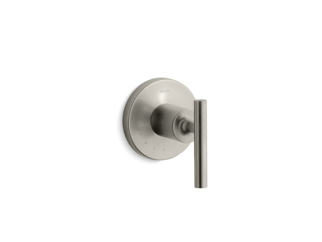 Kohler Purist MasterShower volume control valve trim with lever handle - Vibrant Brushed Nickel by Kohler