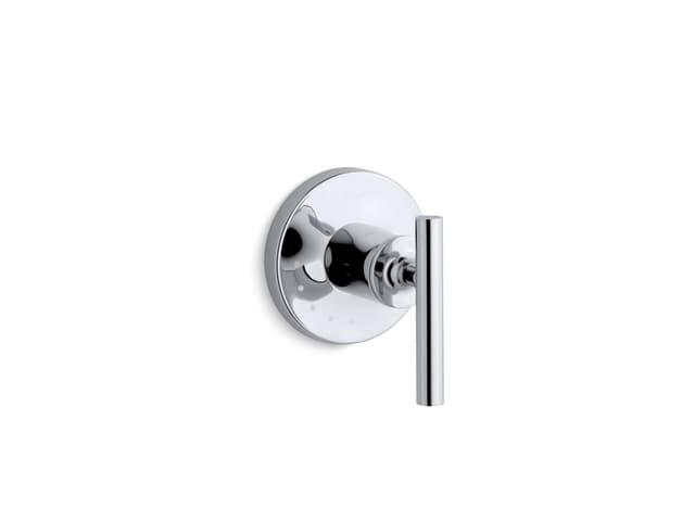 Kohler Purist MasterShower volume control valve trim with lever handle - Polished Chrome