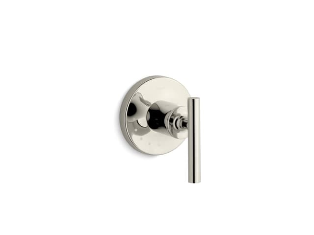 Kohler Purist MasterShower volume control valve trim with lever handle - Vibrant Polished Nickel