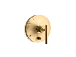 Kohler Purist Rite-Temp valve trim with push-button diverter and lever handle - Polished Chrome - image 4