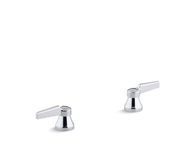 Kohler Triton Lever handles for centerset base faucet - Polished Chrome