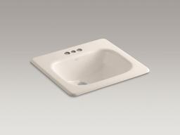 Kohler Tahoe 21'' rectangular drop-in bathroom sink - White - image 4