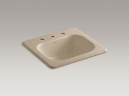 Kohler Tahoe 21'' rectangular drop-in bathroom sink - White - image 2