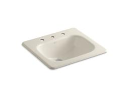 Kohler Tahoe 21'' rectangular drop-in bathroom sink - White - image 3