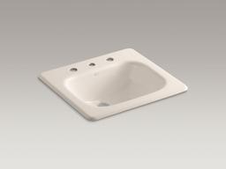 Kohler Tahoe 21'' rectangular drop-in bathroom sink - White - image 4