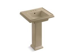 Kohler Tresham 24'' square pedestal bathroom sink - White - image 2