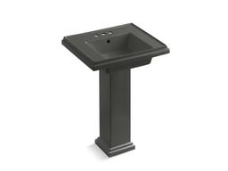 Kohler Tresham 24'' square pedestal bathroom sink - White - image 4