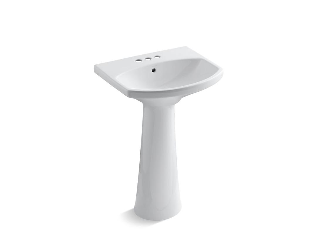 Kohler | Cimarron | Complete Pedestal Bathroom Sink - White by Kohler