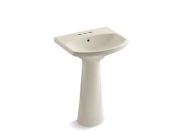 Kohler | Cimarron | Complete Pedestal Bathroom Sink - Biscuit - image 4