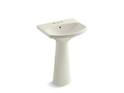 Kohler | Cimarron | Complete Pedestal Bathroom Sink - Biscuit - image 1