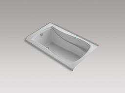 Kohler Mariposa 60'' x 36'' alcove bath with integral flange and left-hand drain - Biscuit - image 3