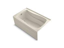 Kohler Mariposa 60'' x 36'' alcove bath with integral apron, integral flange and left-hand drain - Dune - image 2
