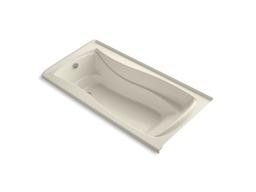 Kohler Mariposa 72'' x 36'' alcove bath with integral flange and left-hand drain - Biscuit - image 2