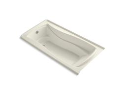 Kohler Mariposa 72'' x 36'' alcove bath with integral flange and left-hand drain - Biscuit - image 1